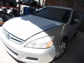 2007 Honda Accord SE Silver Sedan 3.0L AT #A24936